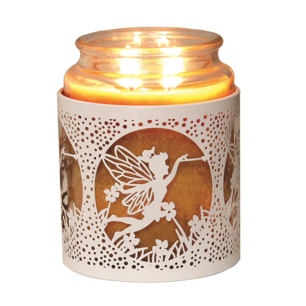 Aroma White & Gold Fairy Jar Sleeve & Wax Melt Warmer Extra Image 3